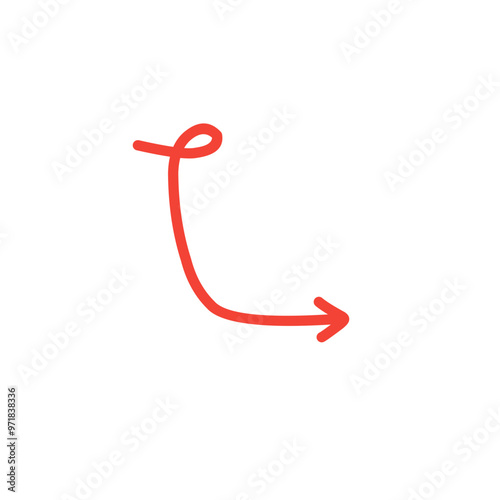 red arrow vector