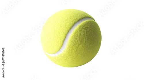 tennis ball isolated, Generative AI