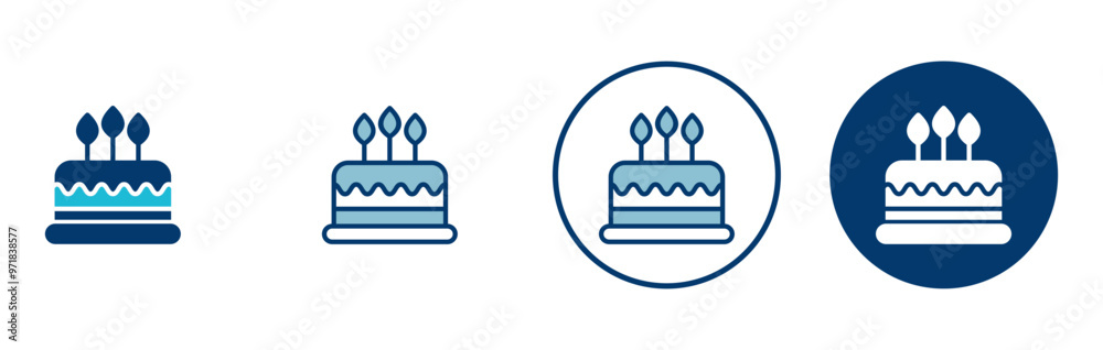 Cake icon vector isolated on white background. Cake vector. Birthday cake icon Cake icon vector isolated on white background. Cake vector. Birthday cake icon