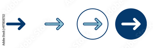 Arrow icon vector isolated on white background. Arrow symbol. Arrow vector icon