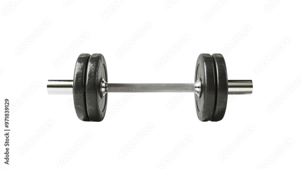dumbbell isolated, Generative AI dumbbell isolated, Generative AI