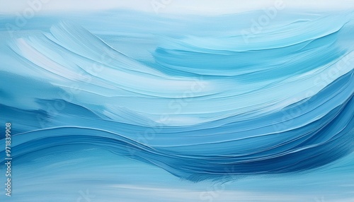 Blue background with waves