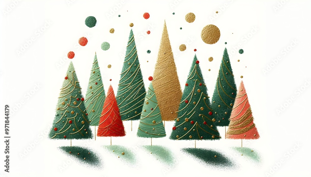 Árboles Navideños Dorados Árboles Navideños Dorados