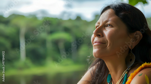 Woman The Amazon Rainforest