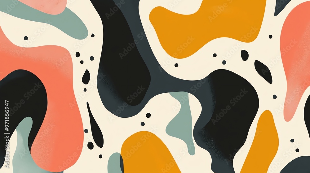 Abstract colorful shapes and patterns. Abstract colorful shapes and patterns.