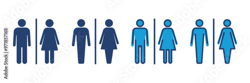 Toilet icon vector. restrooms icon vector. bathroom sign. wc, lavatory