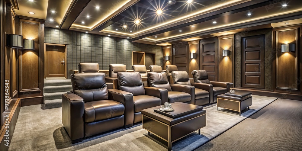 Inside, 25 people can recline in comfort on sleek, modern seats as they immerse themselves in a luxurious Inside, 25 people can recline in comfort on sleek, modern seats as they immerse themselves in a luxurious