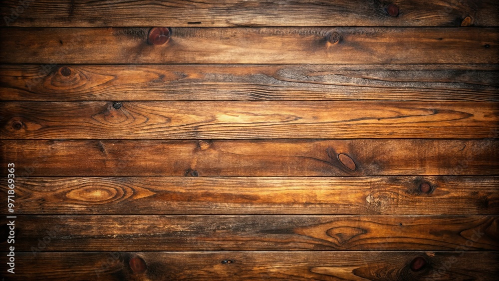 Fototapeta premium Old grunge dark textured wooden background with a top view of teak wood paneling