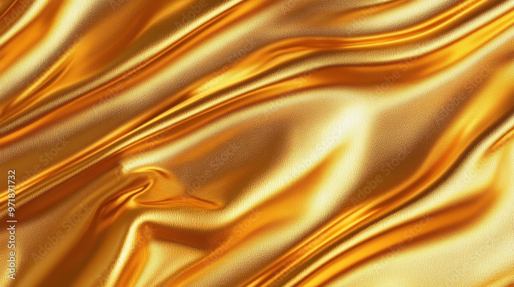Abstract Gold Fabric Texture Background