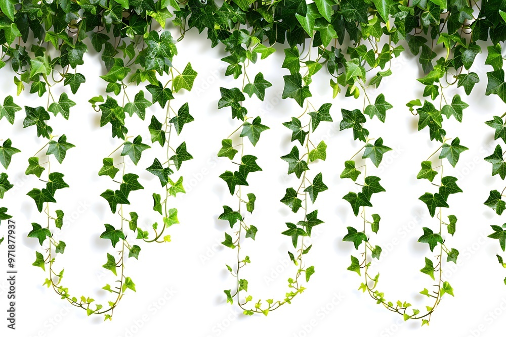 Plants and flowering vines are green. Plants and flowering vines are green.