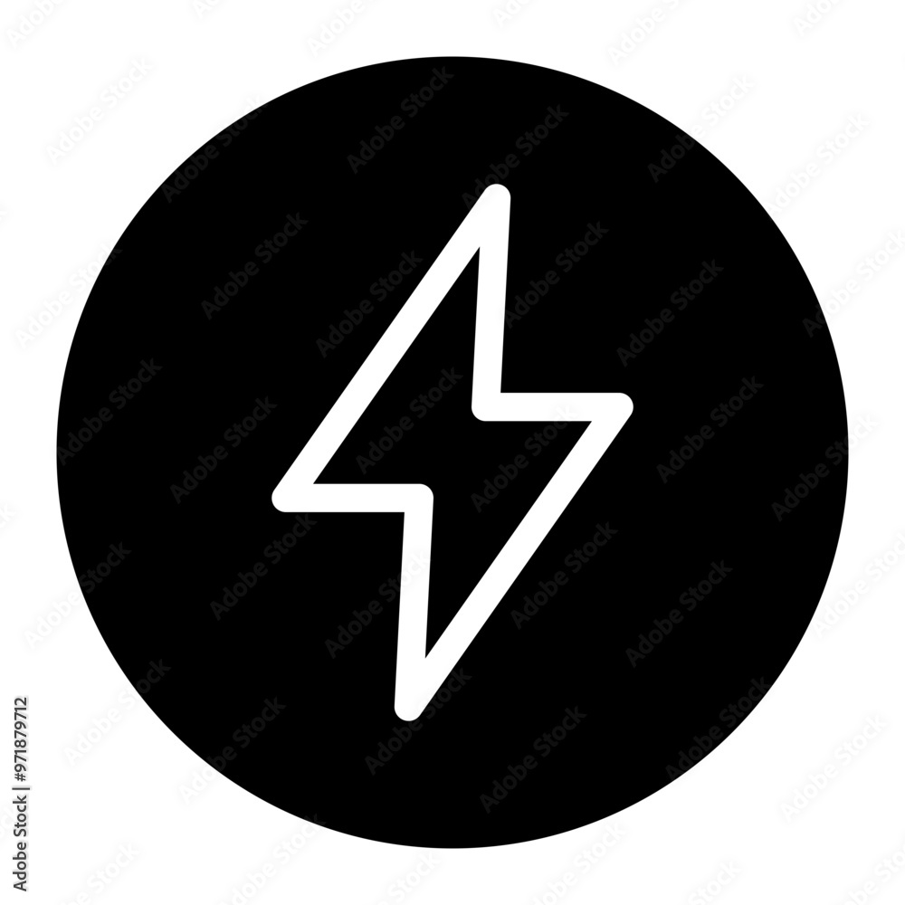 thunder, energy icon thunder, energy icon