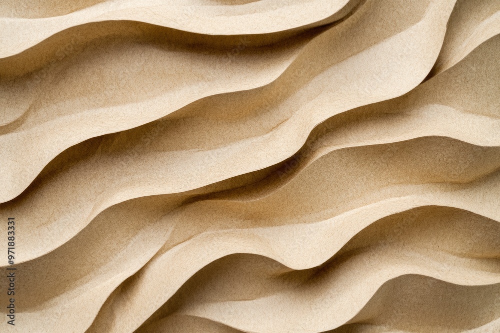 Fototapeta premium Textured Recycled Paper Background, Abstract Cardboard Sheet Design Element , ai