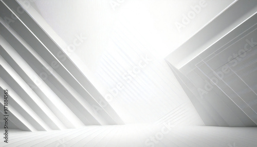 Background. Abstract white background material. Geometric pattern. White background material.