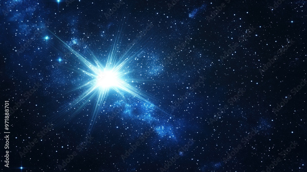 Radiant Shining Star Illuminating Dark Night Sky with Glowing Aura - Stunning Astronomical Display of Beauty and Contrast Radiant Shining Star Illuminating Dark Night Sky with Glowing Aura - Stunning Astronomical Display of Beauty and Contrast