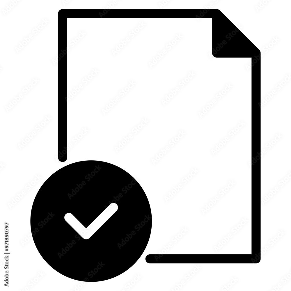 check file approve icon, file document checkmark icon check file approve icon, file document checkmark icon