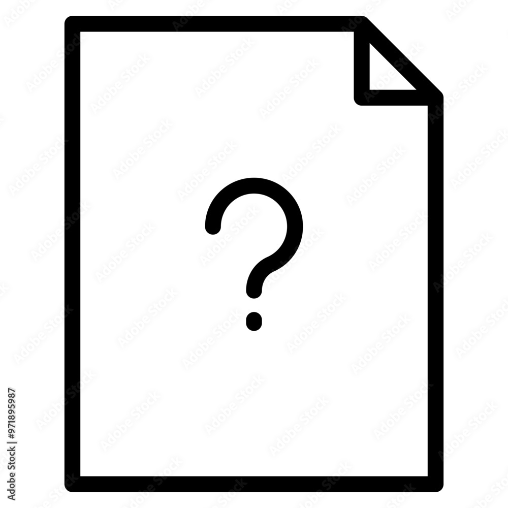 missing file, document with question mark icon missing file, document with question mark icon