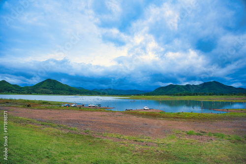 ラムタプーン ダム　スパンブリー・タイ　อ่างเก็บน้ำลำตะเพิน Lam Taphoen Dam at Supan Buri, Thailand photo