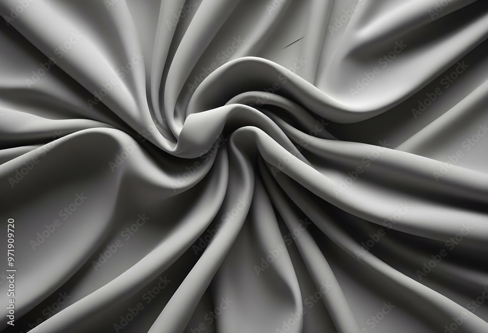 Fototapeta premium Swirling black and white fabric