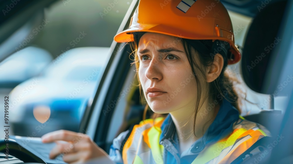 upset female traffic officer generative ai upset female traffic officer generative ai
