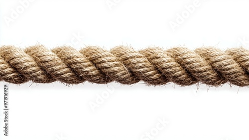 A rope is shown in a white background