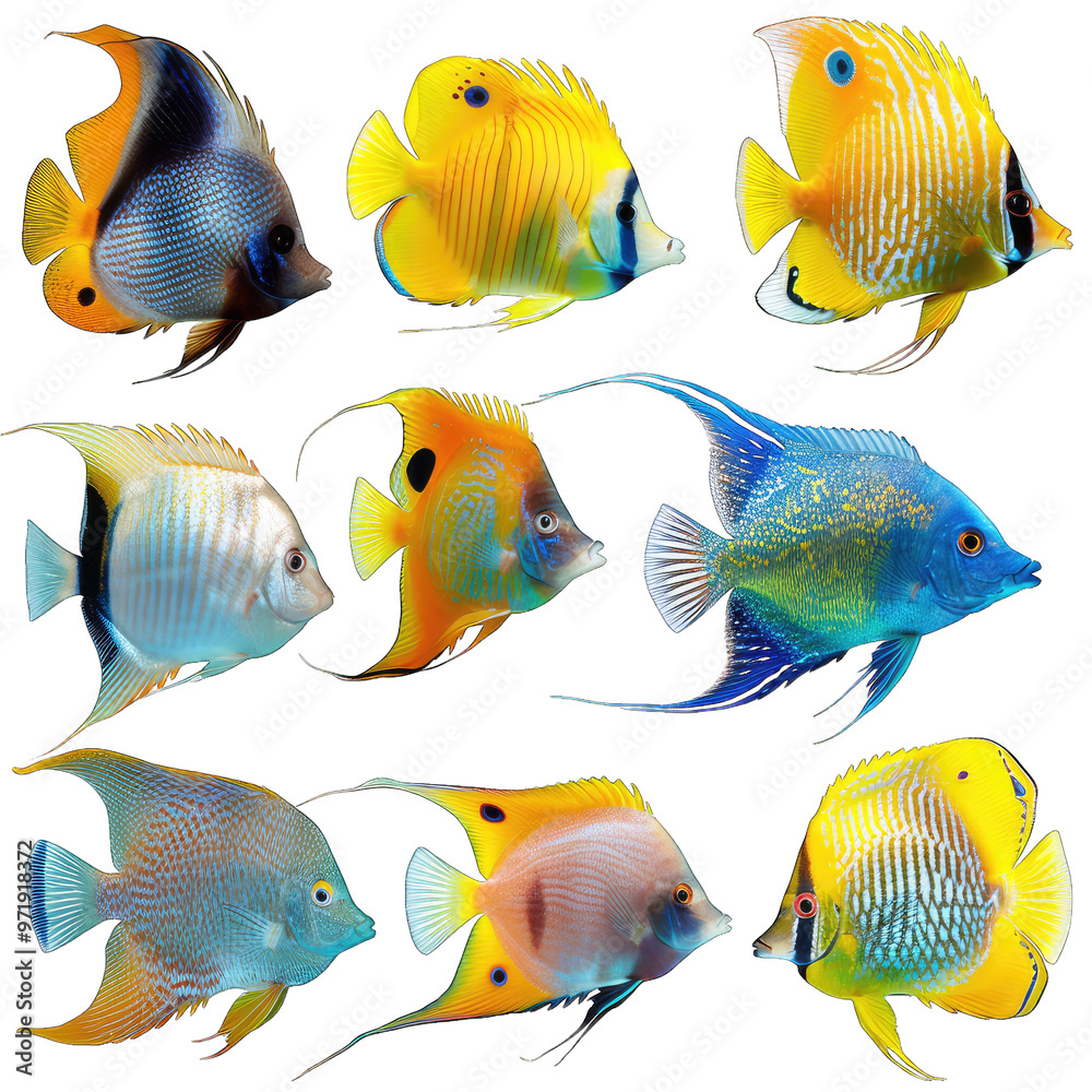 set of fish set of fish