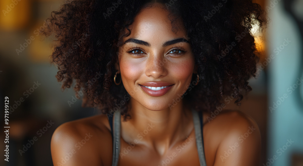 “A Close-Up Portrait of an Attractive African American Woman”
“A Close-Up Portrait of an Attractive African American Woman”