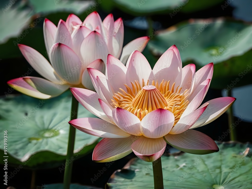 stunning close up photo of lotus flower during the day stunning close up photo of lotus flower during the day