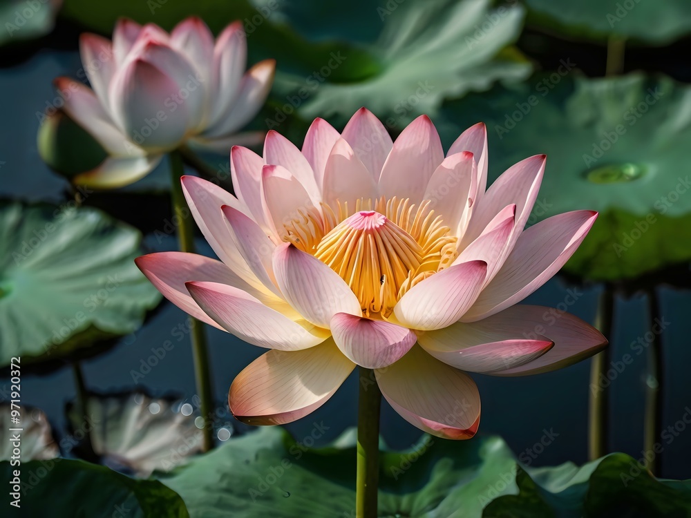stunning close up photo of lotus flower during the day stunning close up photo of lotus flower during the day