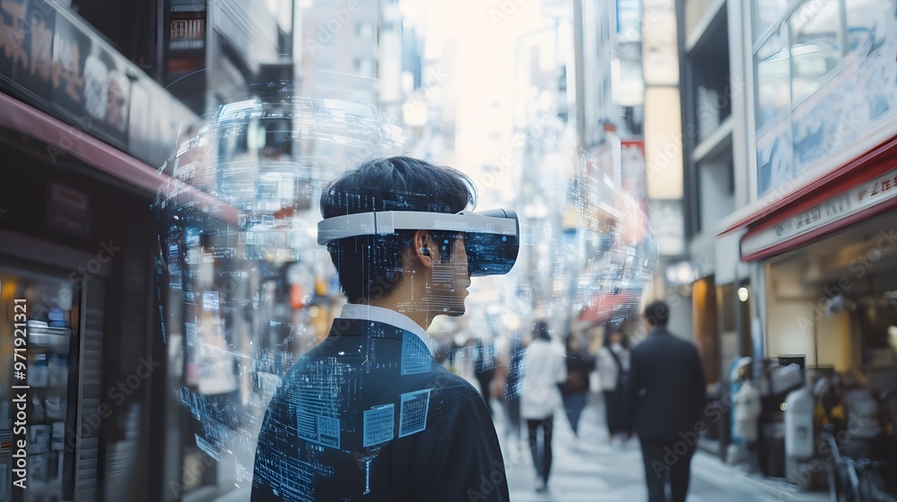 A virtual assistant guiding a pedestrian through a data-driven city with real-time information projected in augmented reality A virtual assistant guiding a pedestrian through a data-driven city with real-time information projected in augmented reality