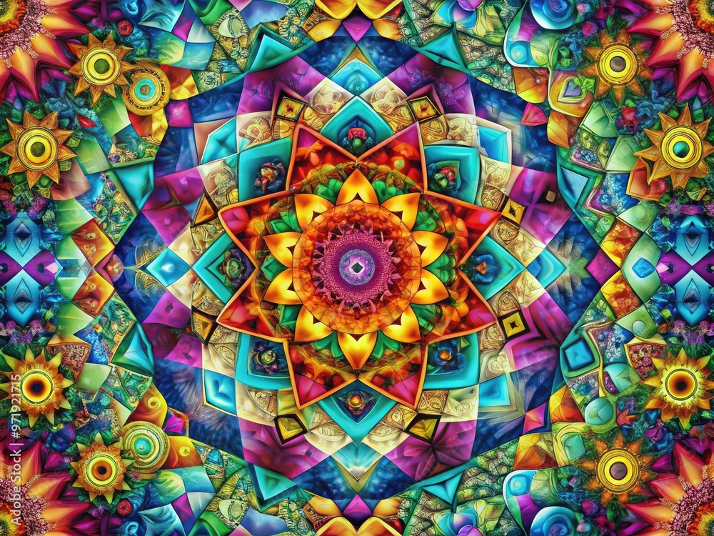 Vibrant abstract geometric shapes in various colors and patterns, uniquely arranged to create a stunning visual effect, ideal for modern digital designs and backgrounds. Vibrant abstract geometric shapes in various colors and patterns, uniquely arranged to create a stunning visual effect, ideal for modern digital designs and backgrounds.