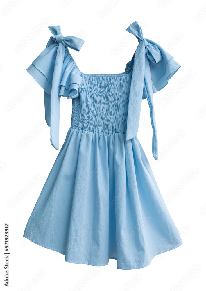 Blue dress Isolated on transparent background, PNG File Blue dress Isolated on transparent background, PNG File