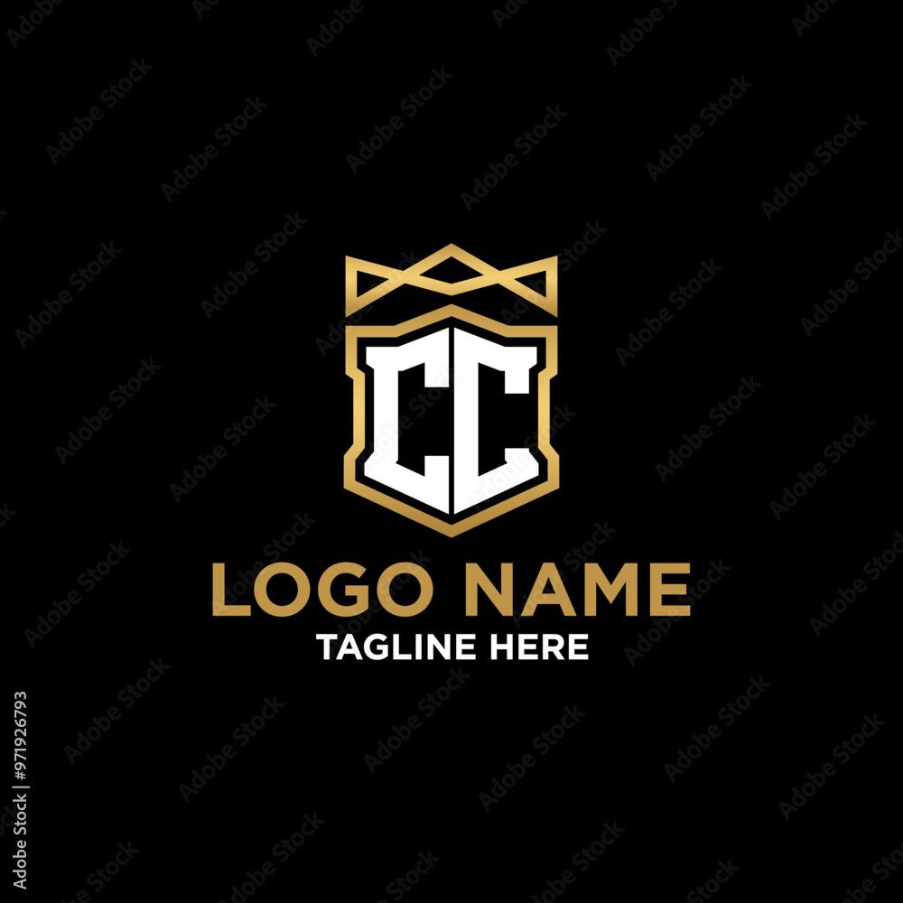 Initial logo C monogram