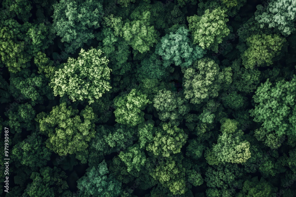 Aerial View of Dense Green Forest Canopy Aerial View of Dense Green Forest Canopy