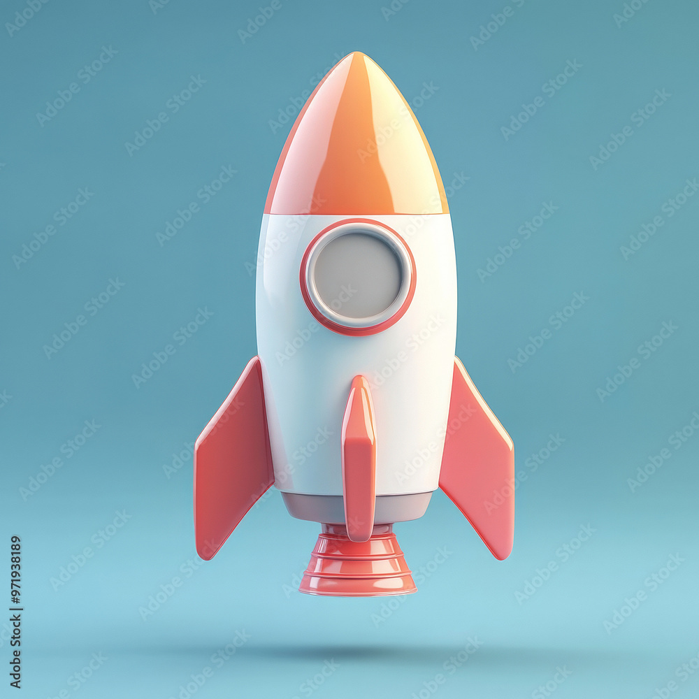 rocket 3d illustration rocket 3d illustration