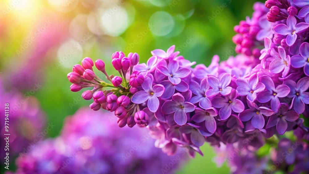 Closeup of vibrant blooming lilac in ultra violet color, lilac, blooming, flowers, ultra violet, closeup, petals, vibrant Closeup of vibrant blooming lilac in ultra violet color, lilac, blooming, flowers, ultra violet, closeup, petals, vibrant