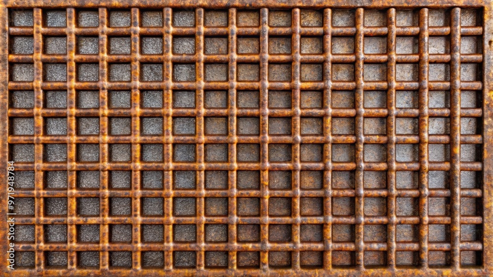 Old rusty iron grid isolated on background, rusty, aged, iron, grid, texture, vintage, weathered, metal, rust, isolated Old rusty iron grid isolated on background, rusty, aged, iron, grid, texture, vintage, weathered, metal, rust, isolated