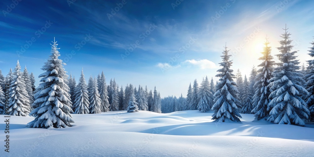 Snow-covered fir trees in a winter wonderland landscape, winter, snowy, trees, fir, landscape, cold, frost, snowy, white, snowy Snow-covered fir trees in a winter wonderland landscape, winter, snowy, trees, fir, landscape, cold, frost, snowy, white, snowy