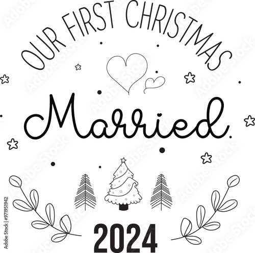 Our First Christmas 2024 round ornaments printable Design, First Christmas in our New home 2024, Our First Christmas together 2024, Happy 1st Christmas as grandparents, Our first Christmas married