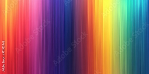 Abstract Rainbow Gradient Background with Vertical Stripes