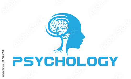 Creative Psychology logo design template