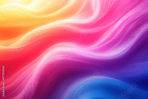 Wallpaper Mural Abstract Colorful Swirling Background with Gradient Hues Torontodigital.ca