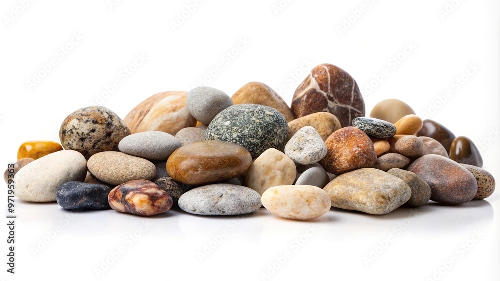 white background of isolated rock stones white background of isolated rock stones