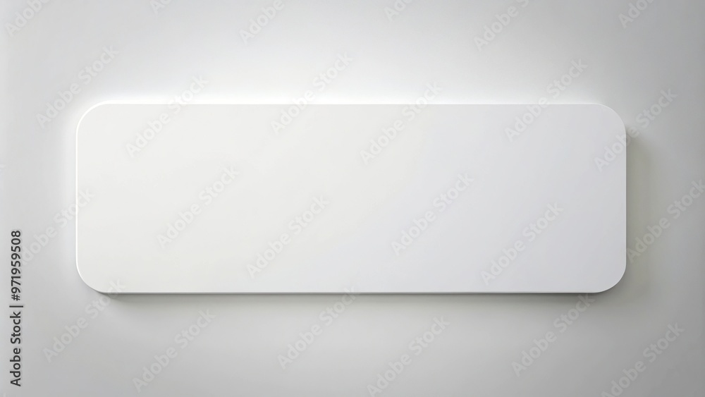 white blank shape shadow neumorphism style panorama white blank shape shadow neumorphism style panorama