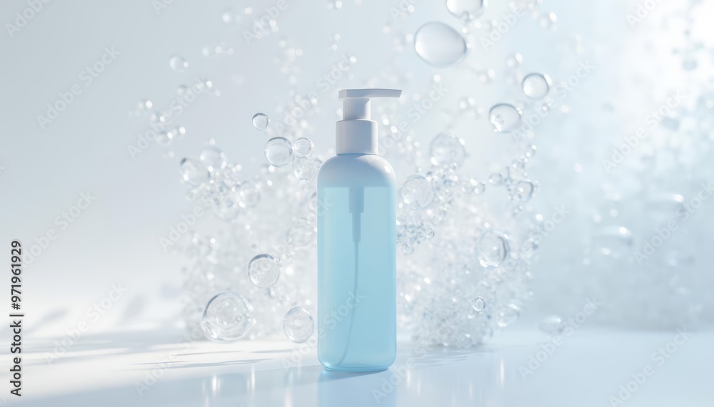 Freshly squeezed hand soap ready to cleanse Freshly squeezed hand soap ready to cleanse