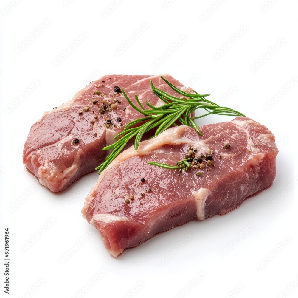pork tenderloin isolated on white background. pork tenderloin isolated on white background.