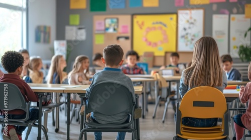 A classroom where autistic students are receiving individualized support, highlighting neurodiversity inclusion