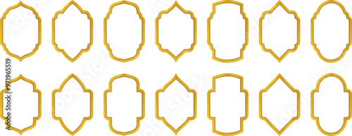 luxury gold vintage border frame. ornament design for posters, banners, greeting cards.