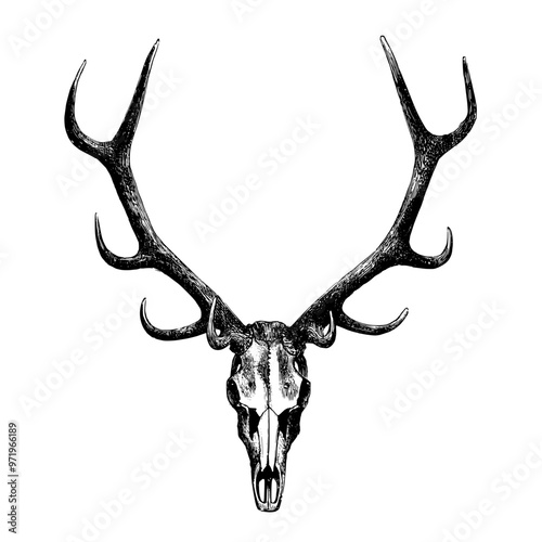 deer head isolated