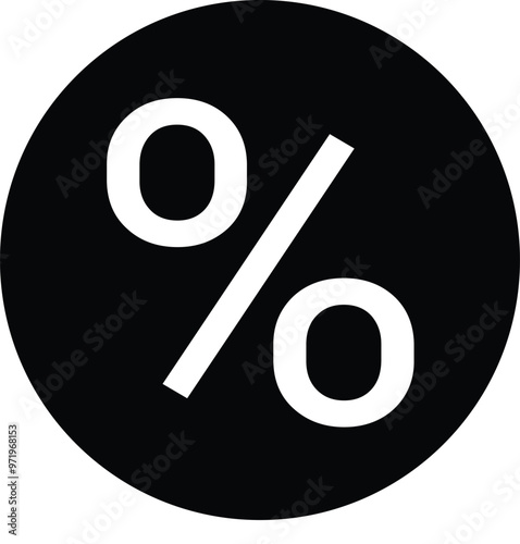 % sign icon