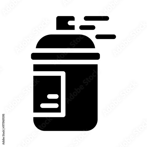 airbrush glyph icon